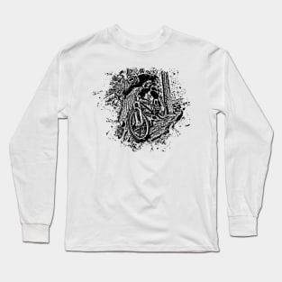 Downhill Rush (black) Long Sleeve T-Shirt